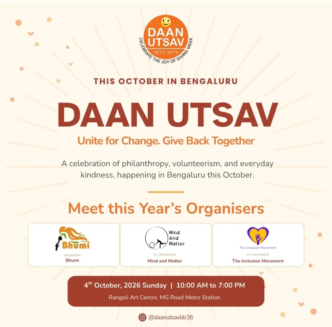 Daan Utsav Bengaluru 2026